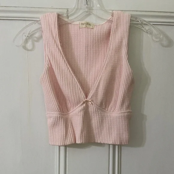 Staple & Hue Miller Top Pink XS - Picture 3 of 3